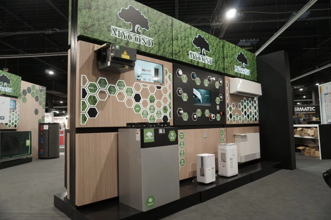 Mycond-Pr&auml;sentation auf der Warsaw HVAC Expo.
