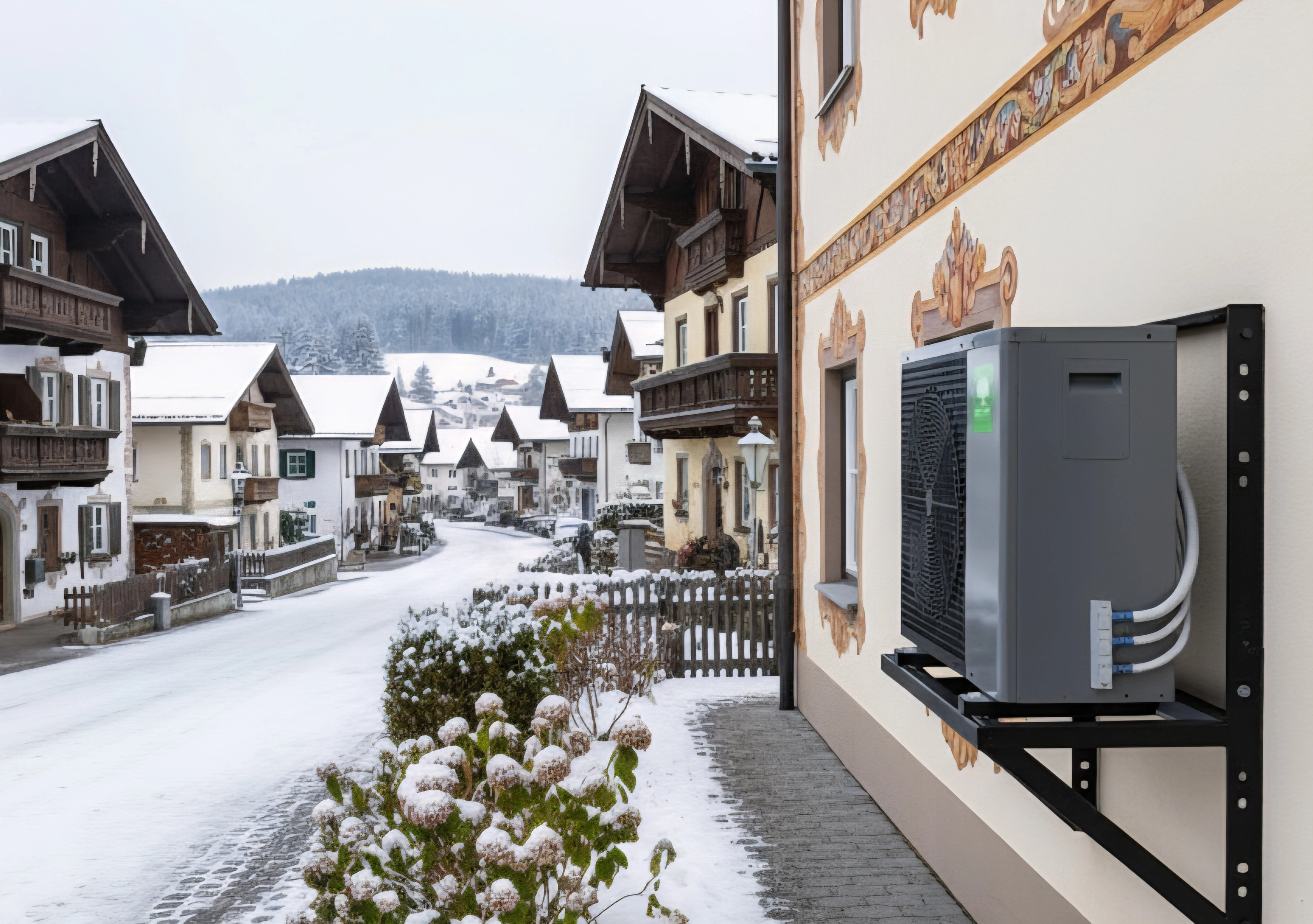 Hohe Heizleistung der Wärmepumpe Mycond BeeHeat