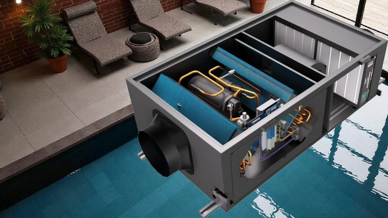 Kanalentfeuchter für Pools automatische Einschaltung Mycond MSHAC