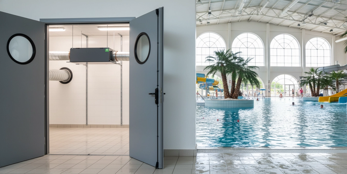 Kanalentfeuchter für Schwimmbäder, Schutz der Ausrüstung vor Korrosion, Mycond MSHAC