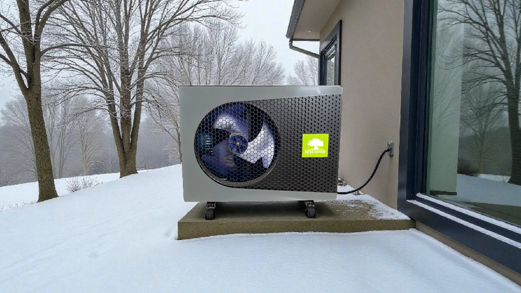 Monoblock-Wärmepumpe optimale Temperatur Mycond BeeThermic